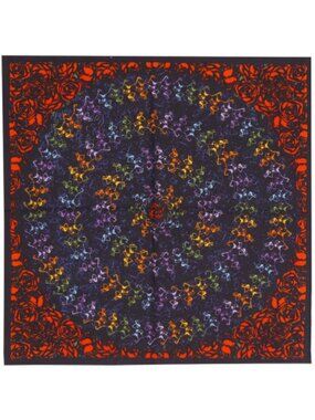 Grateful Dead Rainbow Skeletons Bandana ~ Officially Licensed ~ Brand New!
